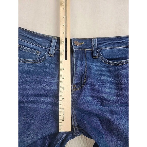 Judy Blue Womens 28x26.5 Jeans Relaxed Distressed Mid Rise Medium Stretch Modern - Picture 7 of 14